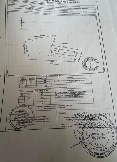 Casă individuală cu 5 camere cu Teren 1000 Mp în Central