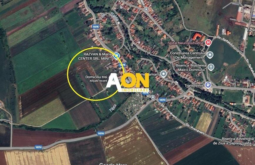 Teren Construcții intravilan de 2100 mp, în Galda de Jos