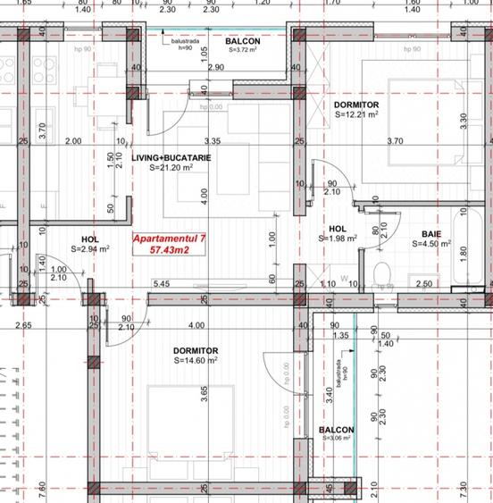 Apartament cu 3 camere în Braytim