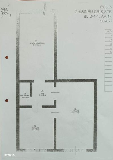Spațiu comercial, de 68 mp, în Central