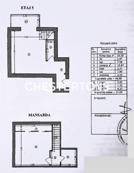 Apartament cu 2 camere decomandat în Colentina