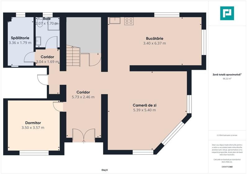 Casă individuală cu 4 camere cu Teren 290 Mp în Cartierul Verde