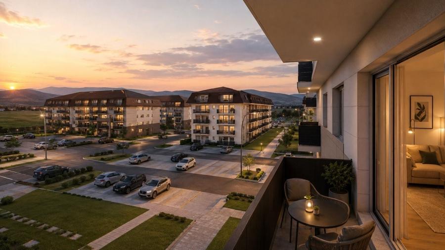 Apartament cu 2 camere în Sânpetru