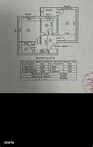 Apartament cu 2 camere decomandat în Nicolina