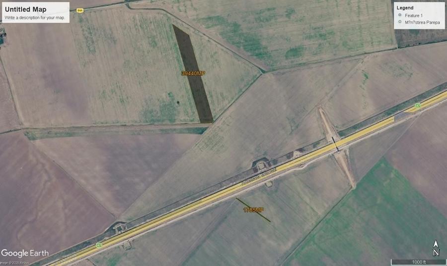 Teren agricol extravilan de 41225 mp, în Dumbrava