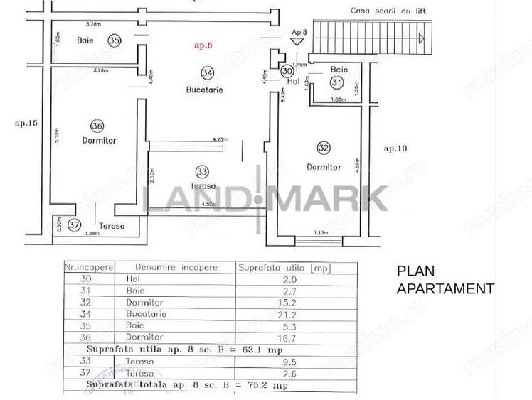 Apartament cu 5 camere în Central