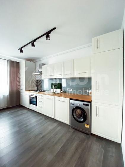 Apartament cu 2 camere semidecomandat, mobilat în Borhanci