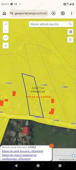 Teren de 1280 mp, în Predeal