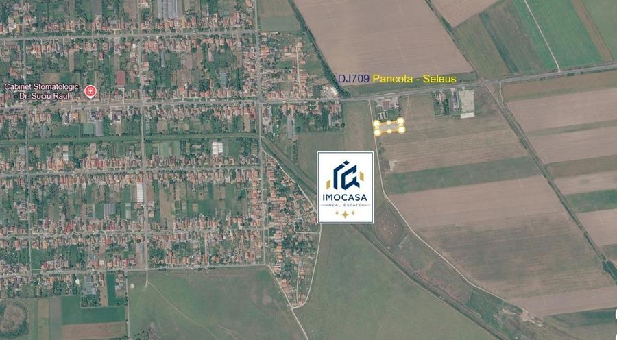Teren Construcții intravilan de 1956 mp, în Nord