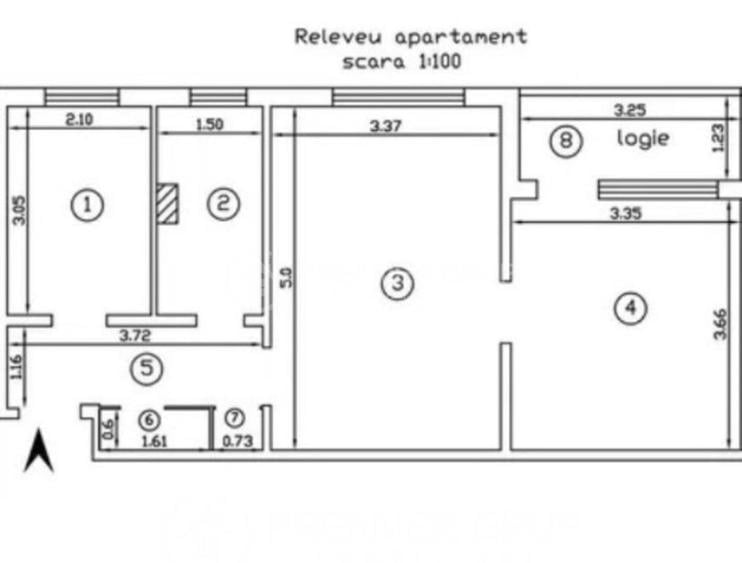 Vad pietonal! Spatiu comercial 51mp cu 3 incaperi, Podu Ros, CT + AC - 1