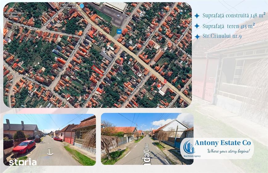 Casă cu 4 camere cu Teren 415 Mp în Central