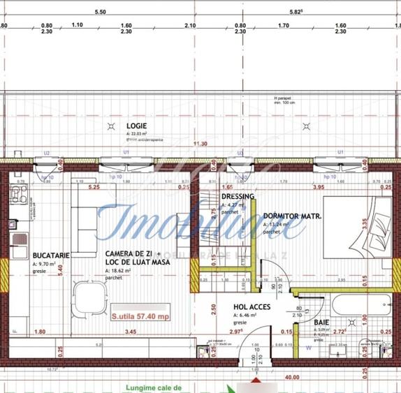 Apartament 2 camere  | 57 mp | zona Eroilor - 12