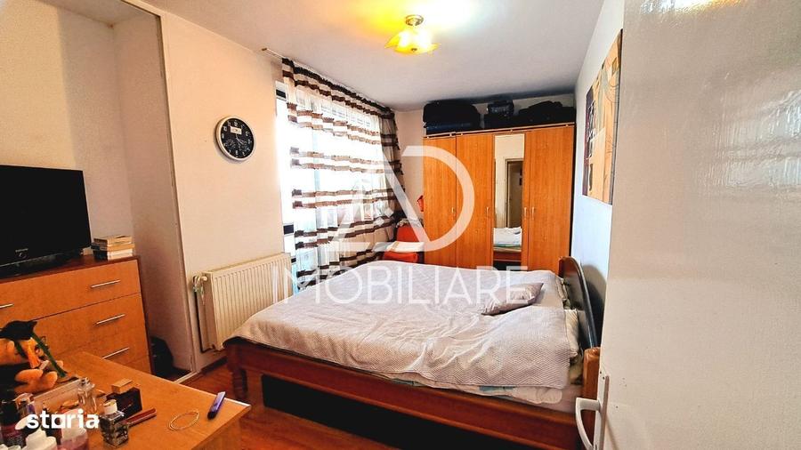 Apartament cu 3 camere semidecomandat în Central