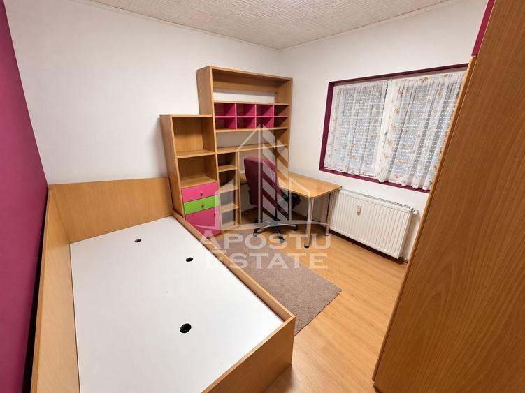 Apartament cu 3 camere decomandat, mobilat în Elisabetin