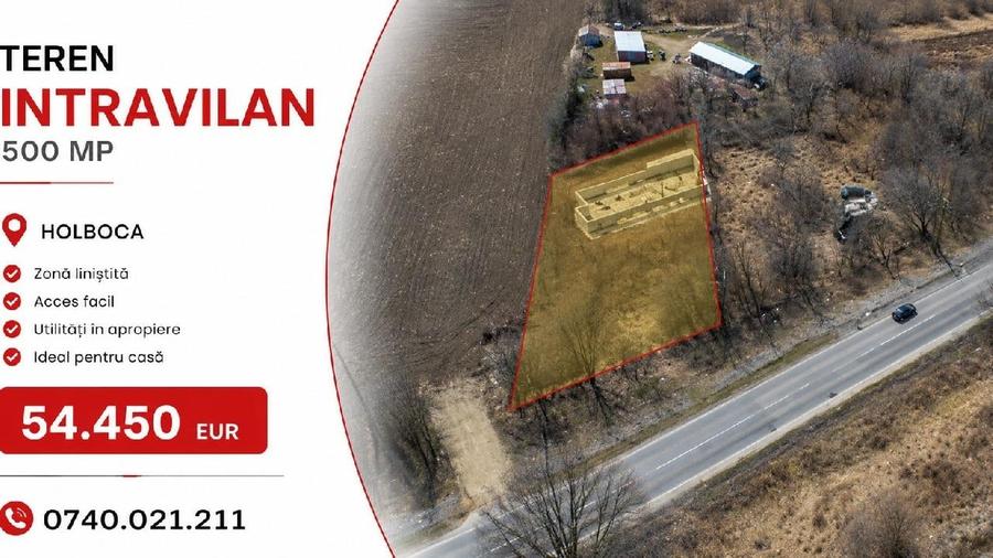 Teren agricol intravilan în Holboca