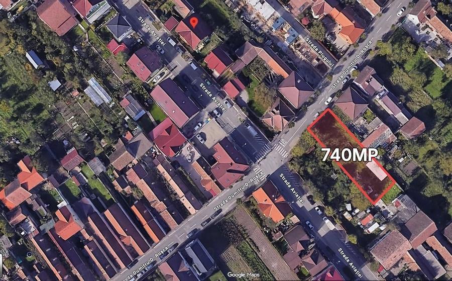 Teren de 740 mp, în Central
