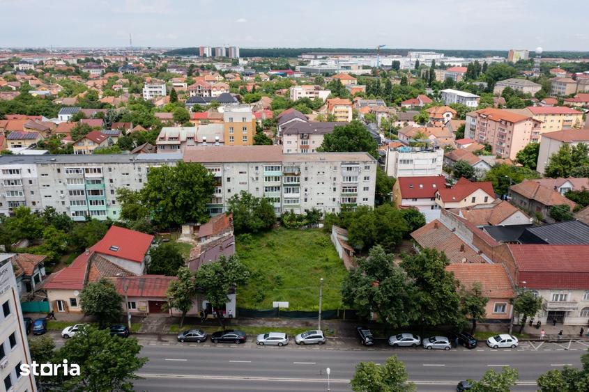Teren de 989 mp, în Dorobanților