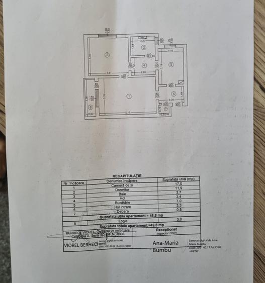 Apartament cu 2 camere decomandat în Tudor Vladimirescu