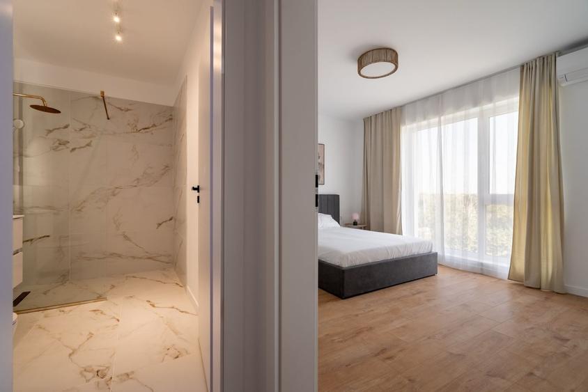 Apartament cu 2 camere decomandat, mobilat în Tunari