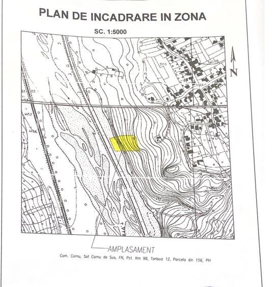 Teren Construcții intravilan de 5000 mp, în Cornu de Jos (Cornu)