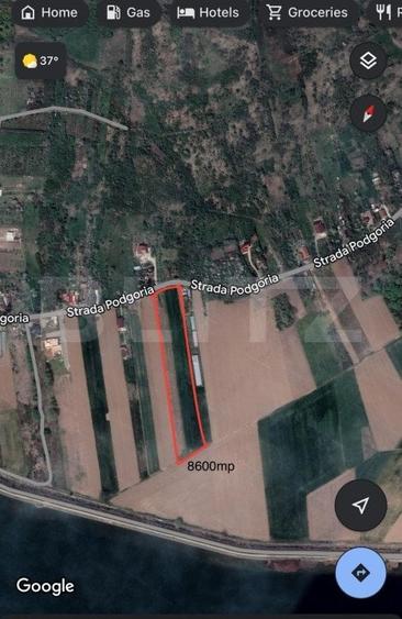 Teren Construcții intravilan de 8600 mp, în Podgoria
