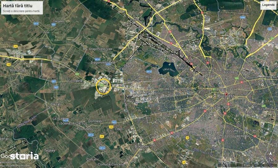 Teren de 12183 mp, în Chiajna