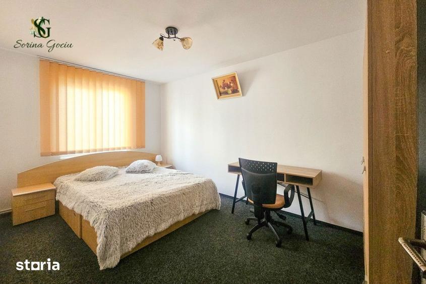 Apartament cu 3 camere decomandat, mobilat în Tractorul