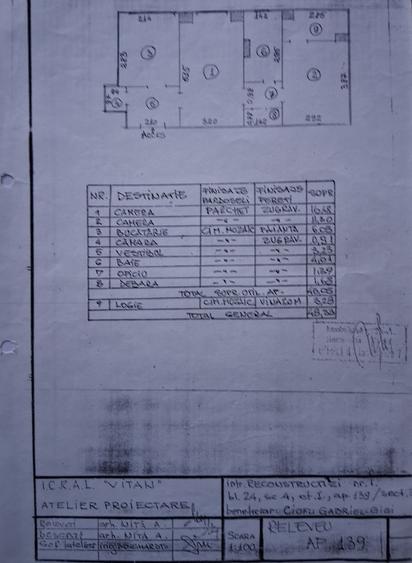 Apartament cu 2 camere semidecomandat în Baba Novac