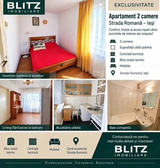 Apartament cu 2 camere semidecomandat în Filiași