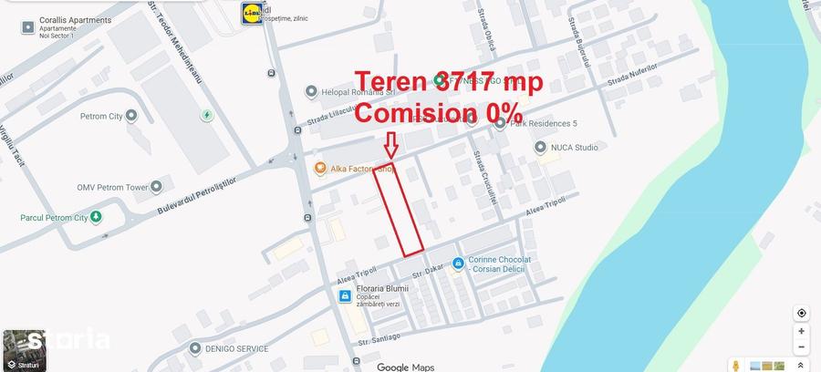 Teren de 3717 mp, în Dămăroaia