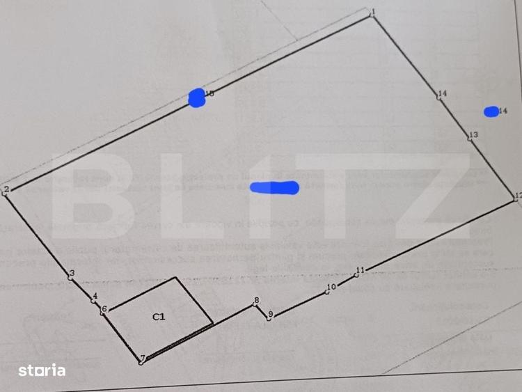 Teren intravilan, 850 mp, zona centrala - 2