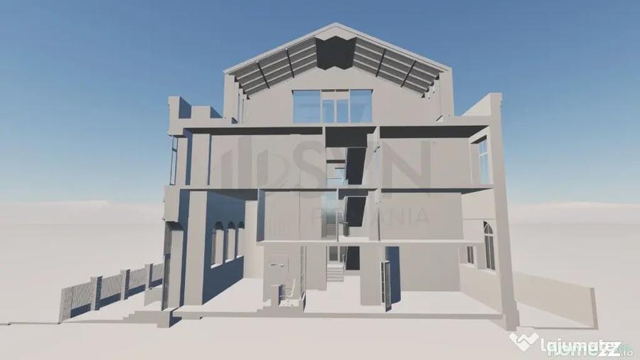 Casă cu 7 camere cu Teren 956 Mp în Central