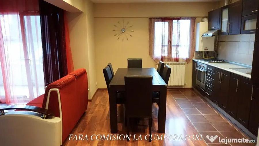 Apartament cu 3 camere decomandat, mobilat în Central
