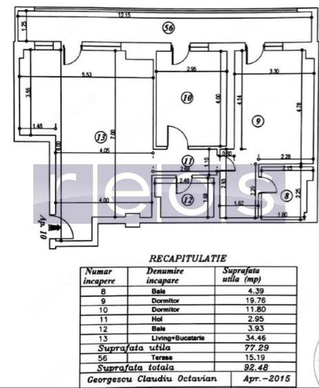 Apartament cu 3 camere în Străulești — fotografia 1