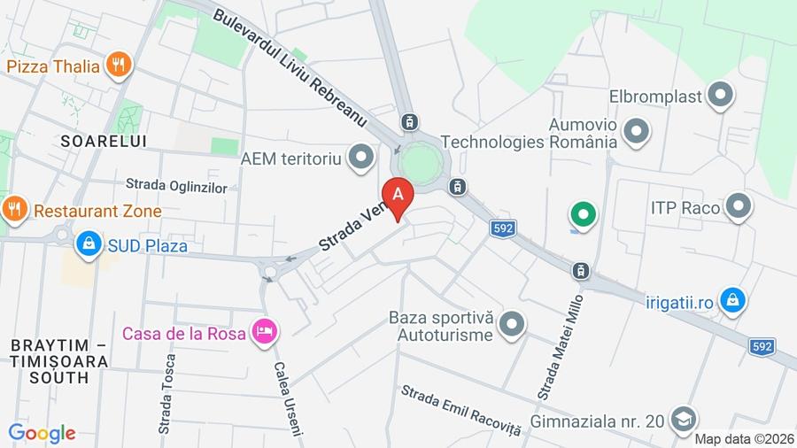 Apartament cu 2 camere semidecomandat, mobilat în Buziașului