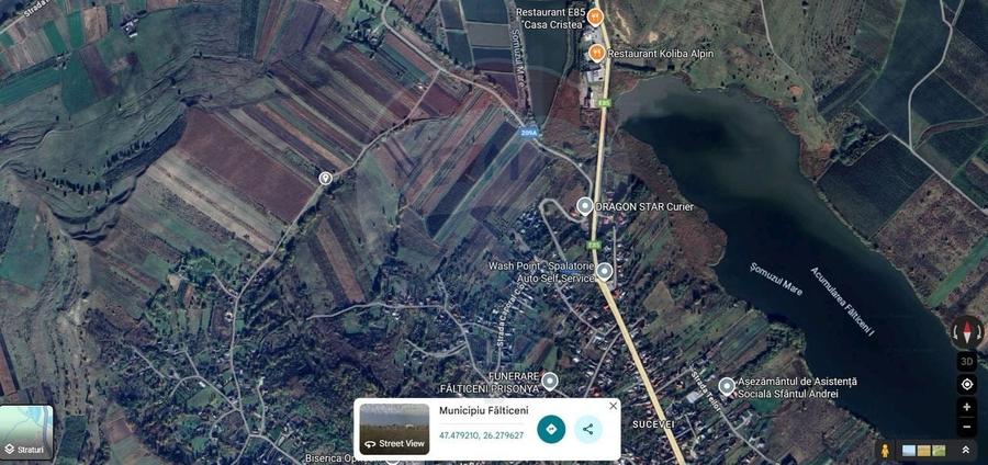 Teren extravilan de 10791 mp, în Fălticeni