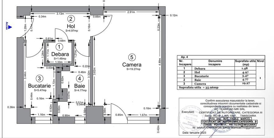 Proprietar inchiriez 2 buc Ap 1 cam etaj 1 , Aleea Cristalului nr 3 , Timisoara - 4
