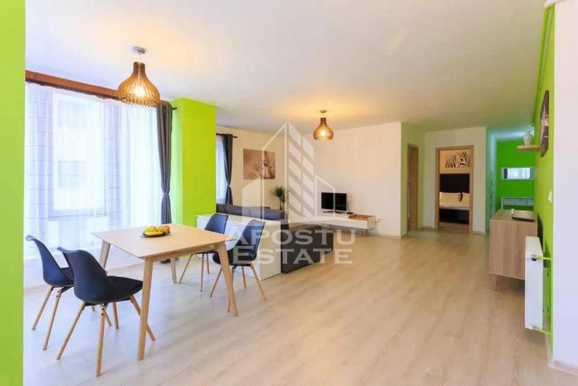 Apartament cu 2 camere semidecomandat, mobilat în Torontalului