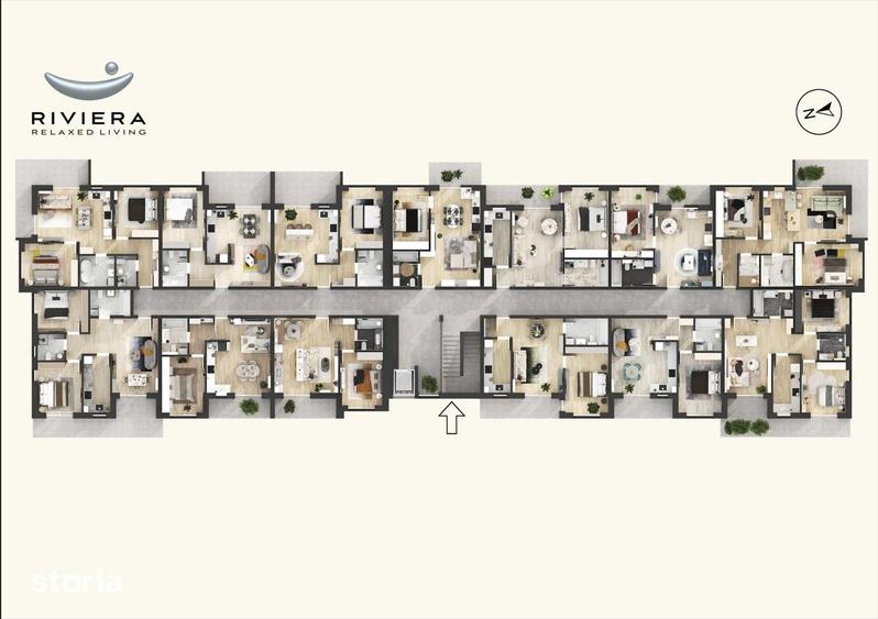 Apartament cu 2 camere în Central