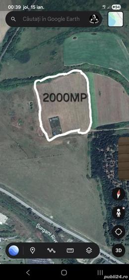 Teren de 2000 mp, în Central