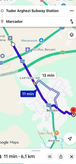Teren Construcții intravilan de 430 mp, în Berceni