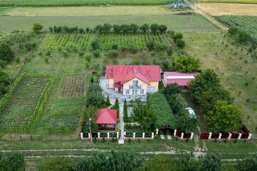 Casă individuală cu 6 camere cu Teren 4023 Mp în Ungureni