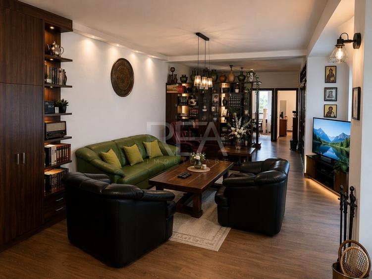 Apartament cu 3 camere semidecomandat, mobilat în Matei Voievod