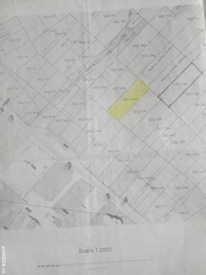 Teren de 1700 mp, în Exterior Vest
