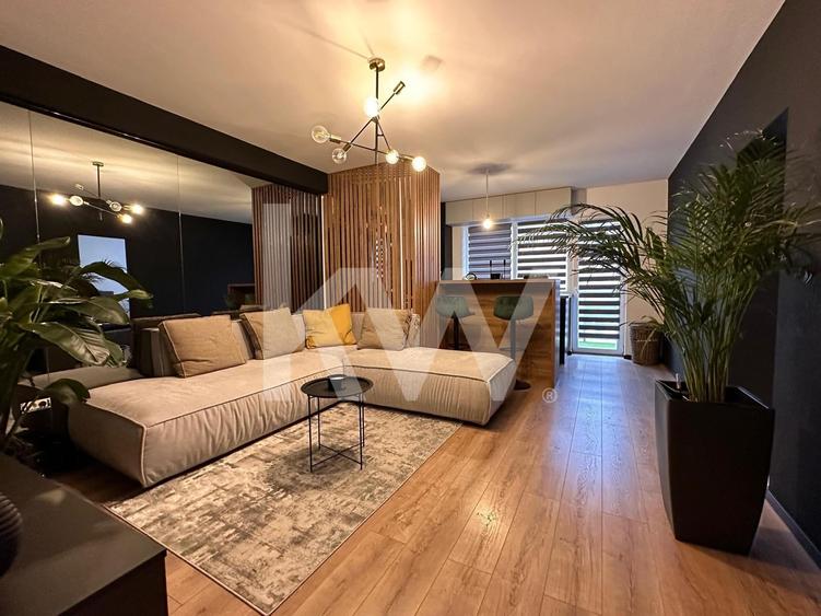 Apartament cu 2 camere semidecomandat, mobilat în Sânpetru