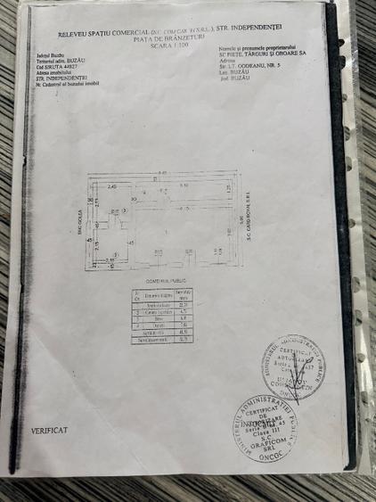 Spațiu comercial, de 53 mp, în Central
