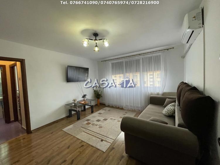 Apartament cu 2 camere semidecomandat, mobilat în 1 Mai
