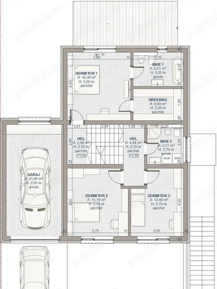 Casa limitrof Cluj-Napoca 285mp si 513mp curte, PF, CF. Pre? 295.000 euro - 3