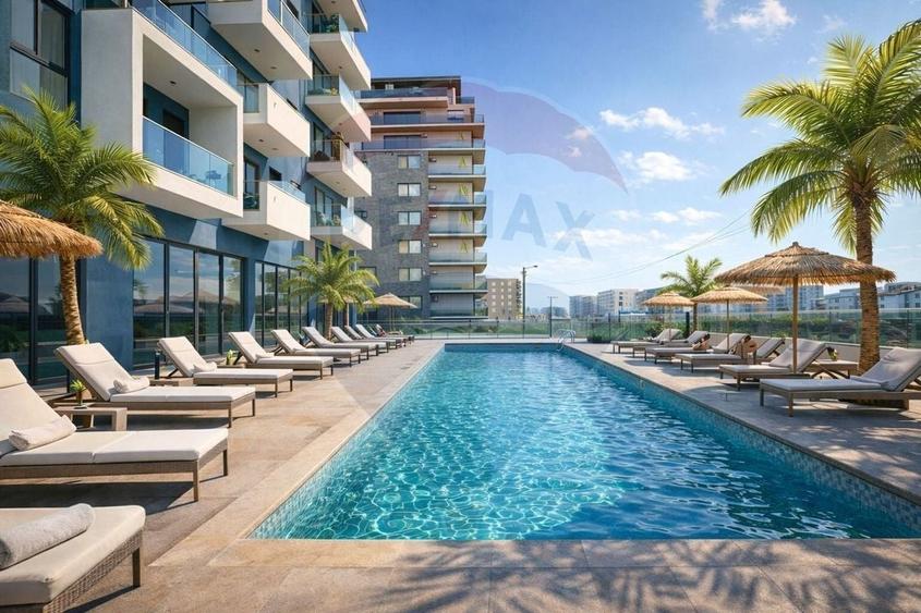 Apartament cu 2 camere decomandat, mobilat în Central