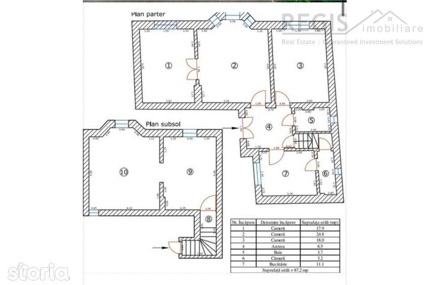 Casa de vanzare renovata complet 2025 Centru Civic - 13